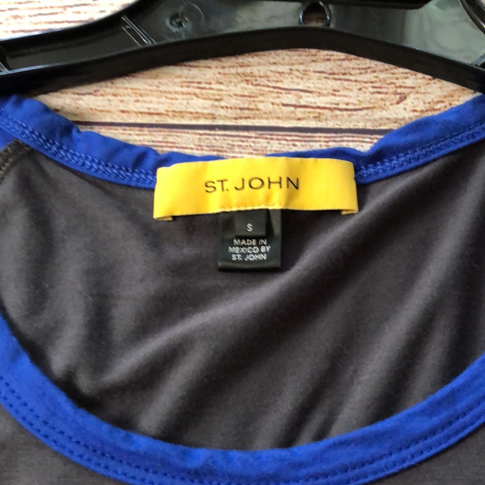 St. John Color Block Top. Size Small. - image 2